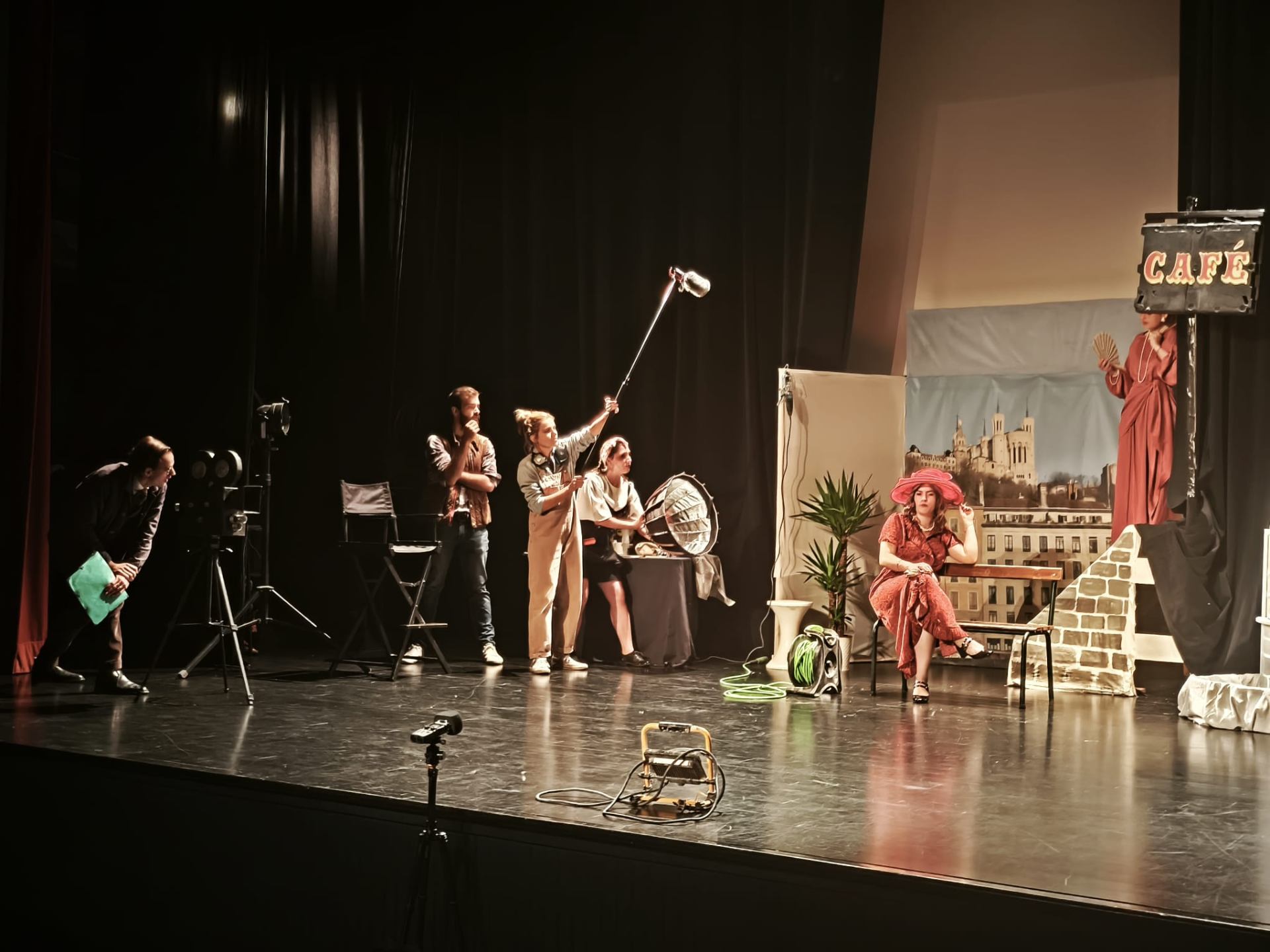 Spectacle façon plateau de cinéma